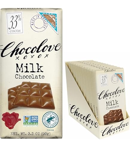 Amazon.com : Chocolove Xoxox Premium Chocolate Bar - Milk